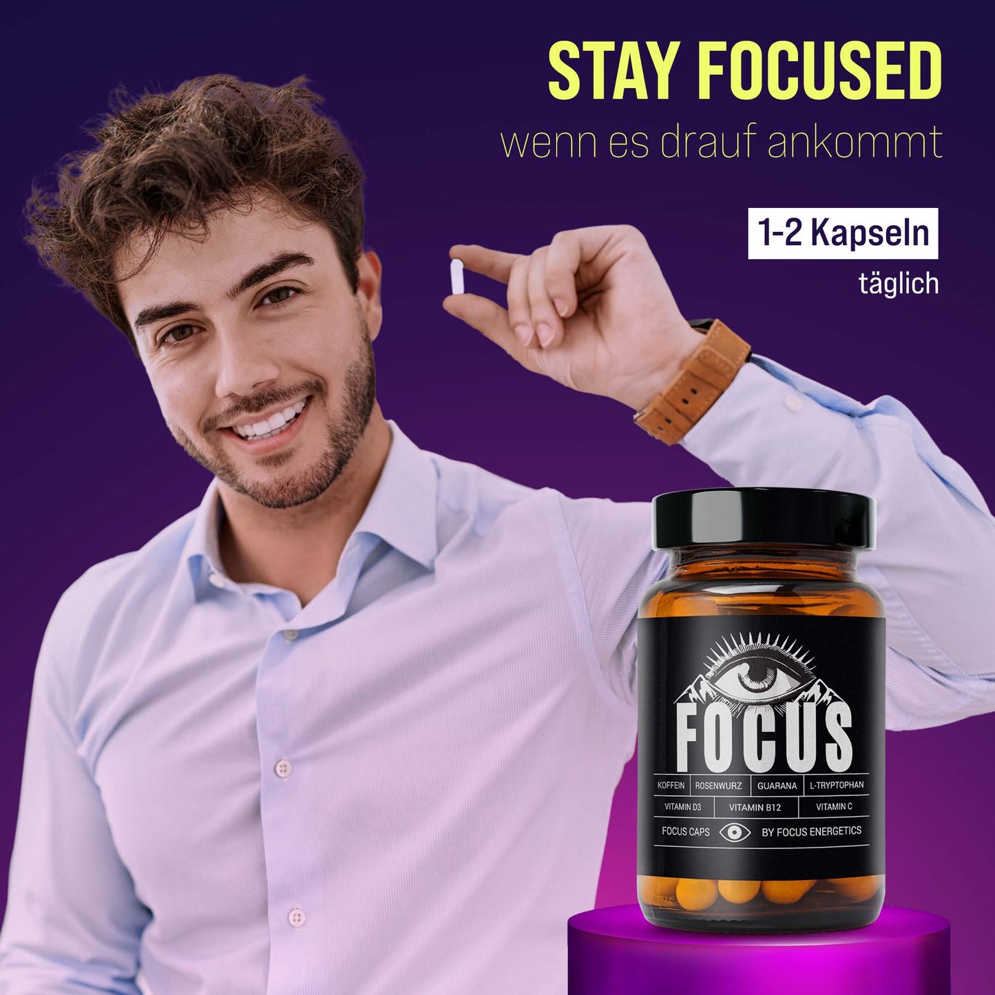Focus Caps – Deine Energie in Kapselform