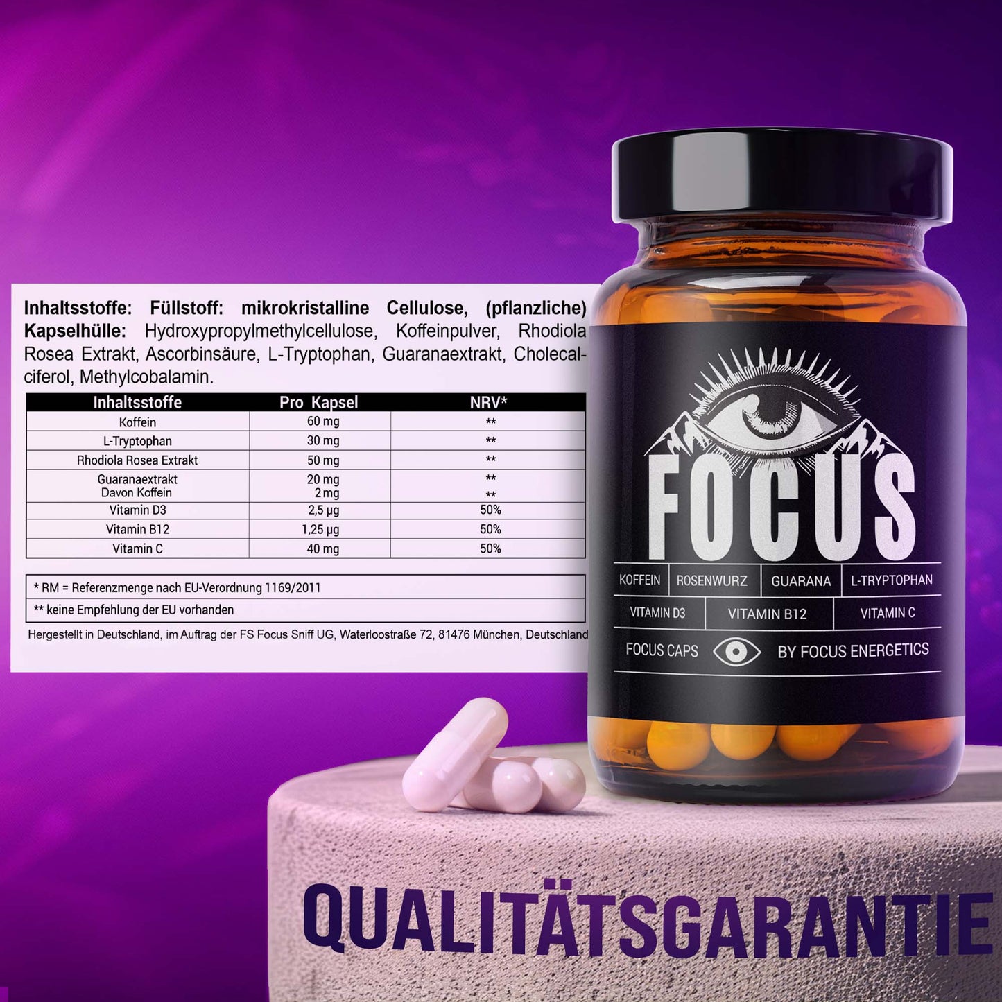 Focus Caps – Deine Energie in Kapselform